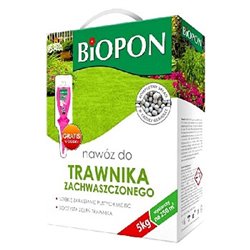 Biopon nawóz do trawnika zachwaszczonego granulat 5kg