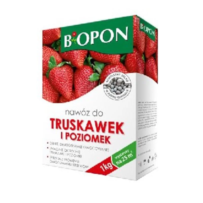 Biopon nawóz do truskawek i poziomek granulat 1kg