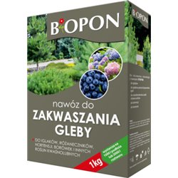 Biopon nawóz do zakwaszania gleby granulat 1kg