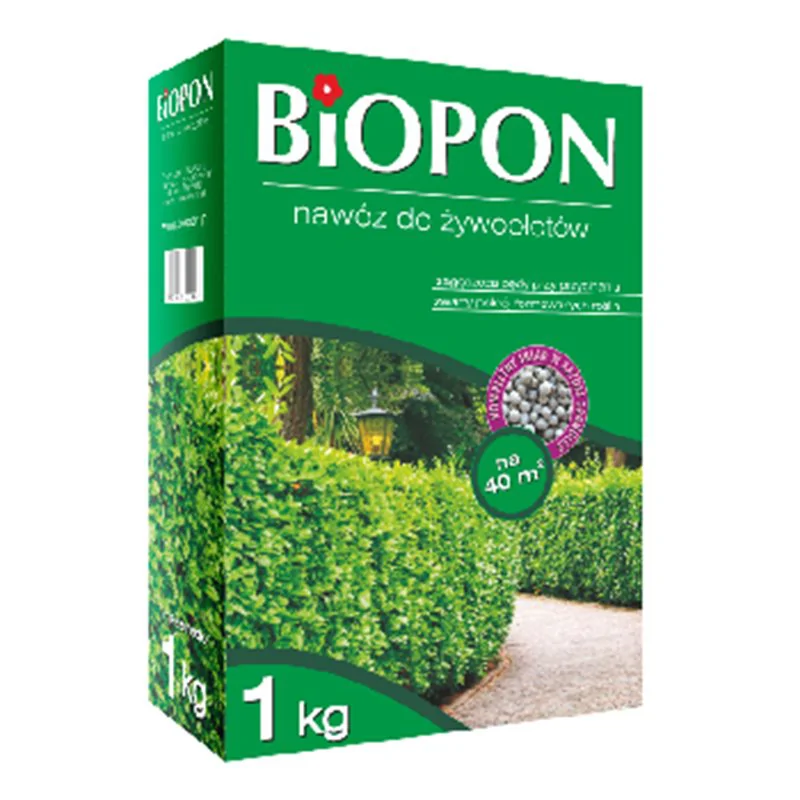 Biopon nawóz do żywopłotów granulat 1kg