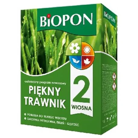 Biopon nawóz Piękny Trawnik Wiosna 2kg granulat