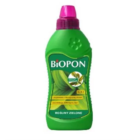 Biopon nawóz przeciw chlorozie rośliny zielone płyn 0,5l