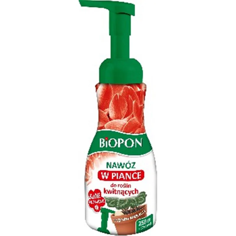 Biopon nawóz w piance do roślin kwitnących 250ml