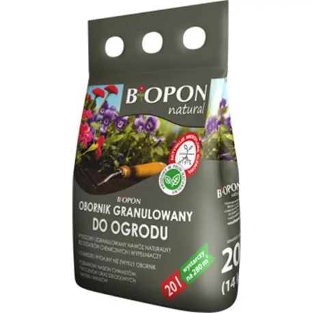 Biopon obornik do ogrodu granulowany 20l