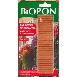 Biopon pałeczki nawozowe do roślin balkonowych 30szt