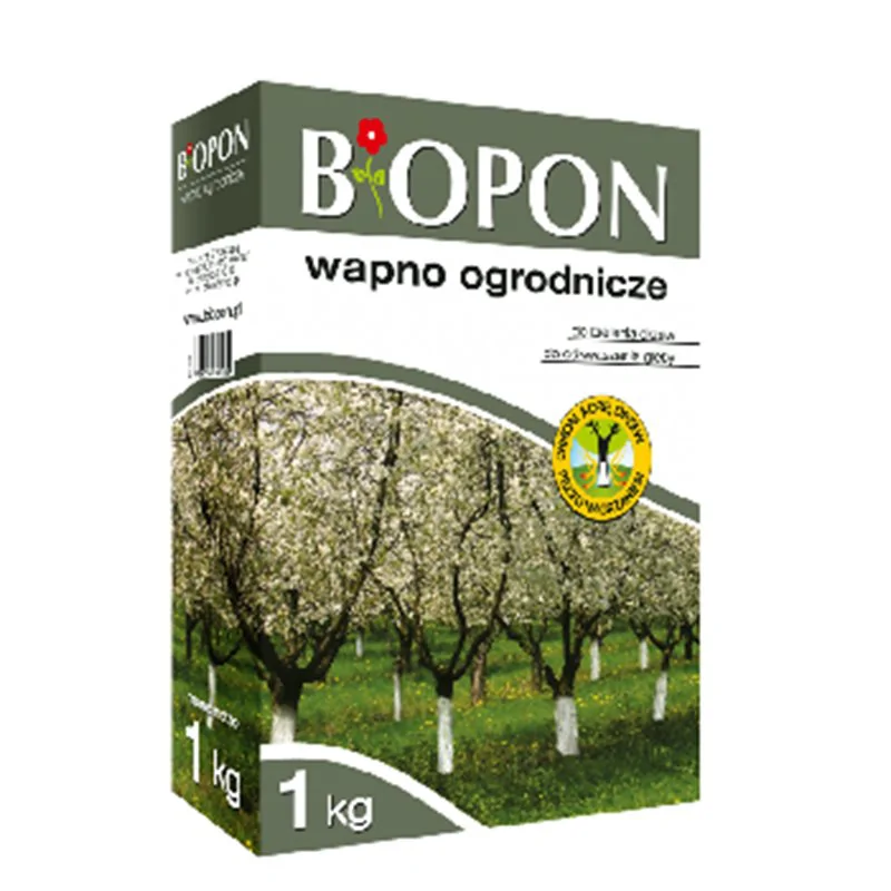 Biopon wapno ogrodnicze do bielenia i odkwaszania gleby 3 kg