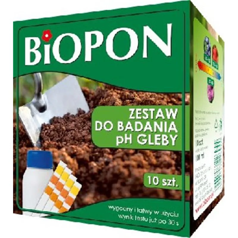 BIOPON zestaw do badania pH gleby