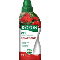 Biopon żel nawóz mineralny pelargonie 0,5l