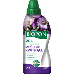 Biopon żel nawóz mineralny rośliny kwitnące 0,5l 