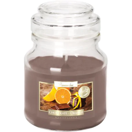 Bispol świeca zapachowa w szkle SND71-340 Czekolada - Pomarańcza