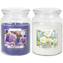 Bispol świece zapachowe w szkle SND99-99-1 Mix Kwiatowy 6szt