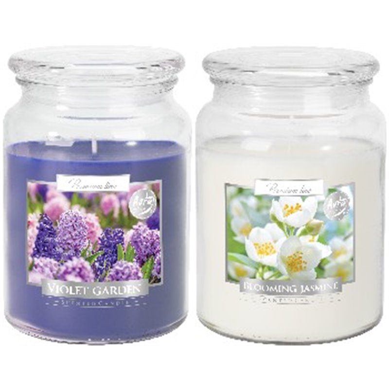 Bispol świece zapachowe w szkle SND99-99-1 Mix Kwiatowy 6szt