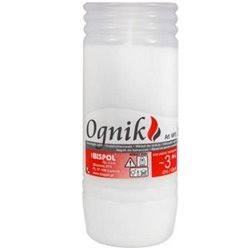 Bispol wkład do znicza parafinowy W-p3 72h 24 sztuki ognik (zgrzewka)