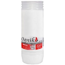 Bispol wkład do znicza parafinowy W-P7 132h 12 sztuk Ognik (zgrzewka)