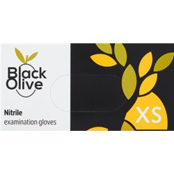 Black Olive Rękawice diagnostyczne nitrylowe XS 100 sztuk