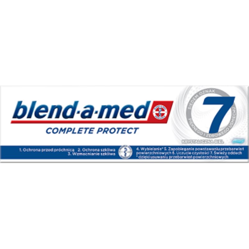 Blend-a-med Complete Protect 7 Crystal White pasta do zębów 75ml