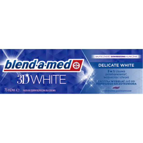 Blend-a-med Pasta do zębów 3D White Delicate White 75 ml