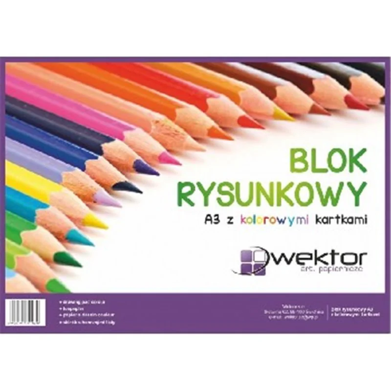 Blok Rysunkowy A3 kolor