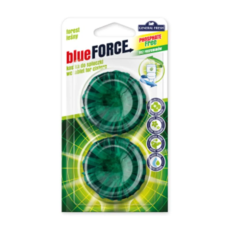 Blue Force kostka do spłuczki General Fresh Las 2 szt