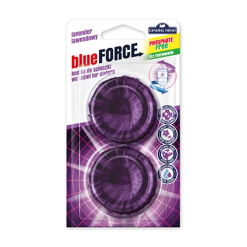 Blue Force kostka do spłuczki General Fresh Lawenda 2 szt