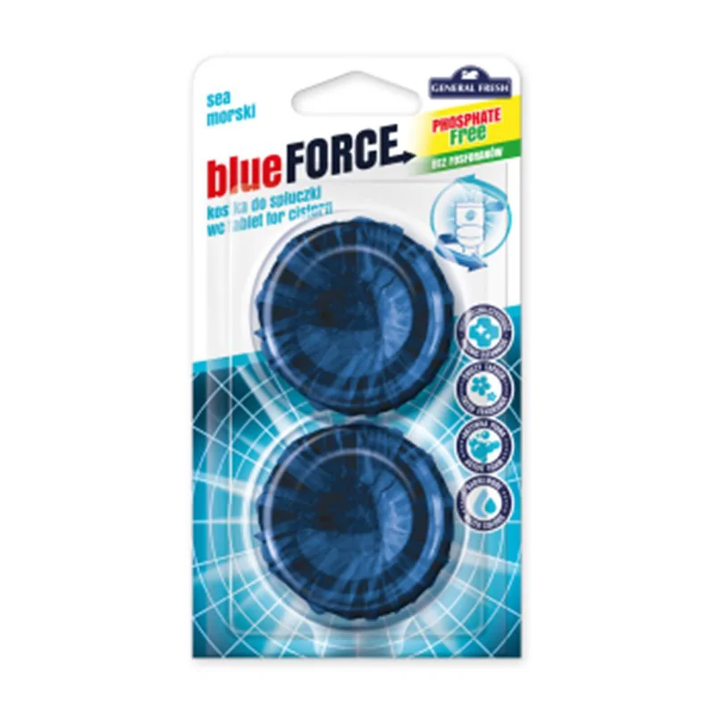 Blue Force kostka do spłuczki General Fresh Morze 2 szt