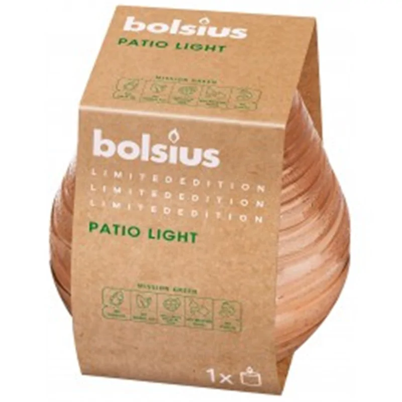 Bolsius świeca Patiolight 94/91 S100 EARTH (ziemia)