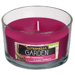 Bolsius świeca w szkle Citronella Garden with Rosemary 62/106