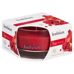Bolsius Świeca zapachowa w szkle 50/80 True Scents Granat