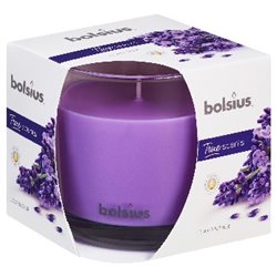 Bolsius Świeca zapachowa w szkle 95/95 True Scents Lawenda