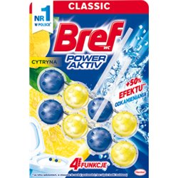 Bref kulki WC Power Aktiv cytryna 2 x 50 g