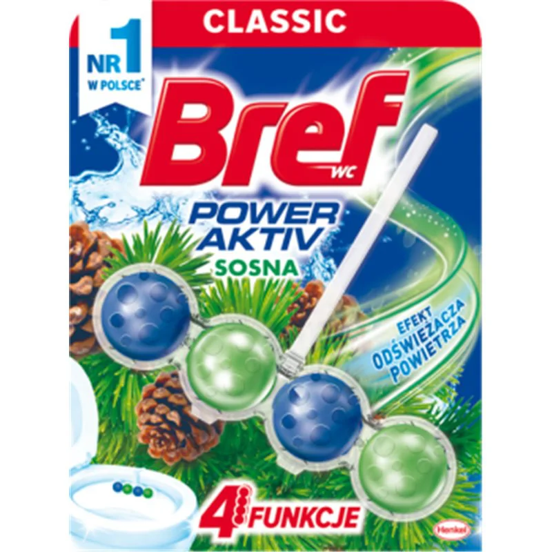 Bref WC Power Aktiv Zawieszka do muszli WC sosnowy las 50 g