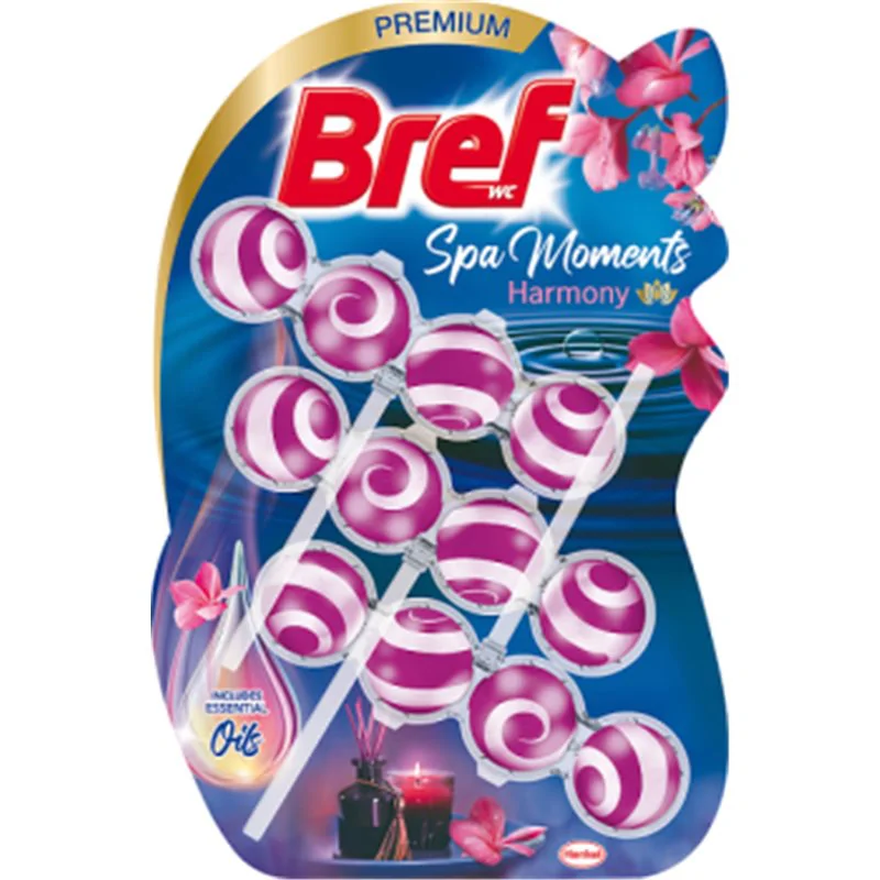 Bref Wellnes zawieszka do WC Harmony 3x50g 3szt