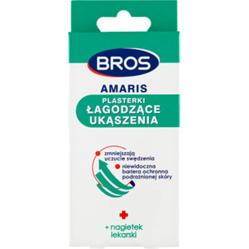 Bros Amaris plasterki łagodzące ukąszenia 20szt