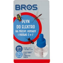 Bros elektrofumigator na muchy i komary w płynie zapas