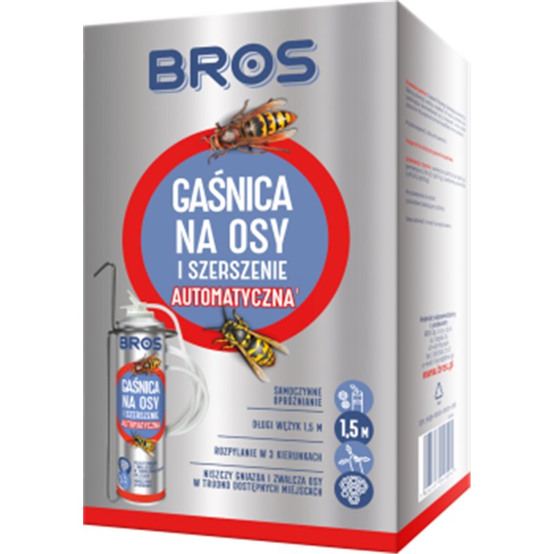 Bros gaśnica na osy i szerszenie automatyczna 400ml