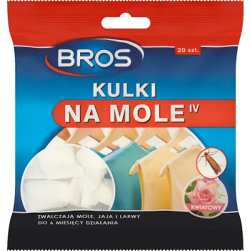 Bros Kulki na mole kwiatowe 20 sztuk