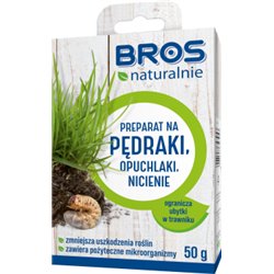 Bros Naturalnie preparat na pędraki, opulchniaki, nicienie 50g