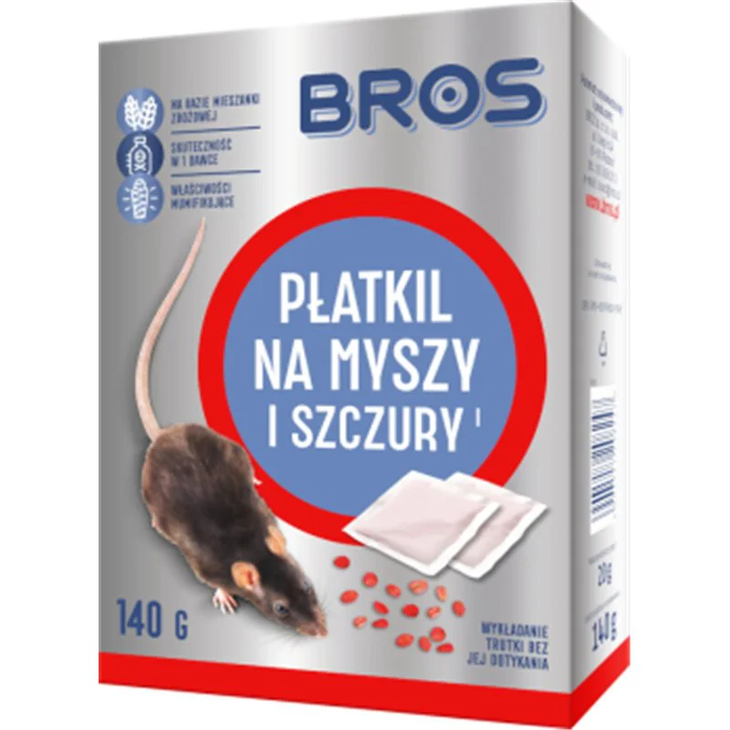 Bros płatki na myszy 140g