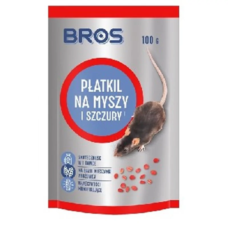 Bros płatki na myszy i szczury 100g