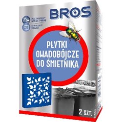 Bros płytki owadobójcze do śmietnika 2szt