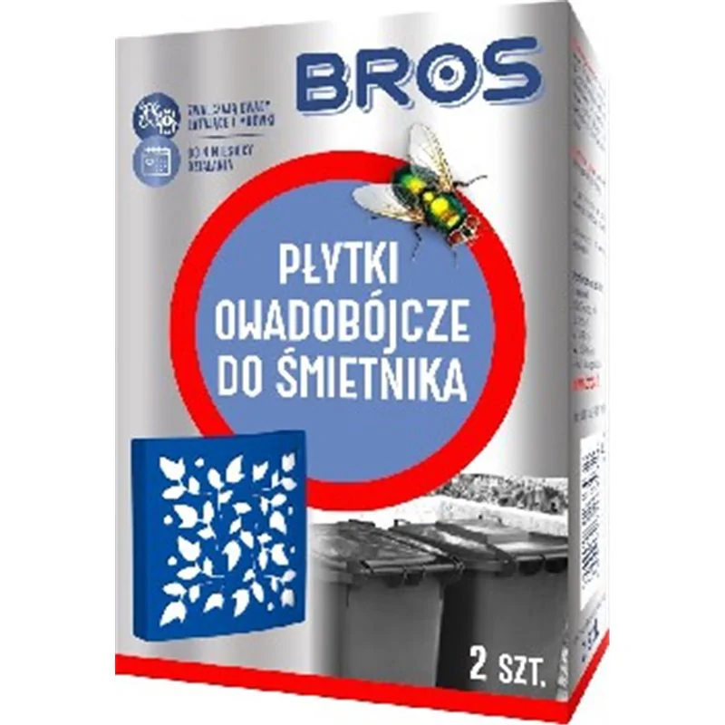 Bros płytki owadobójcze do śmietnika 2szt