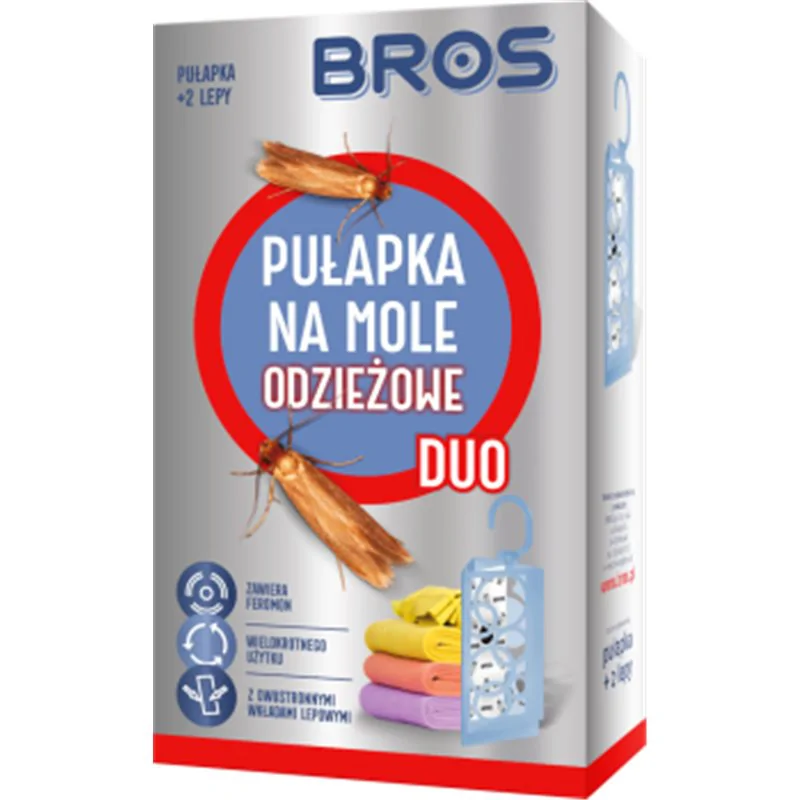 Bros pułapka na mole odzieżowe duo