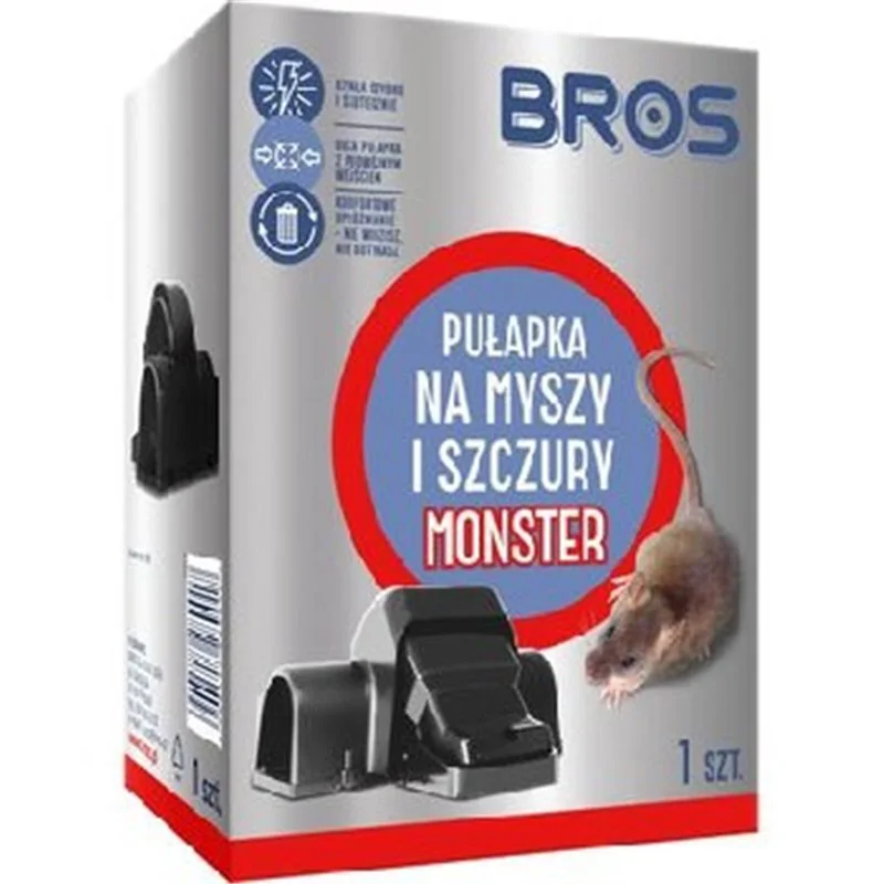 Bros pułapka na myszy i szczury monster