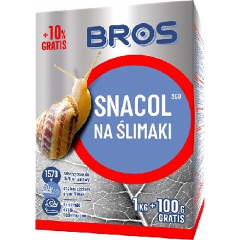 Bros Snacol na ślimaki 1100g