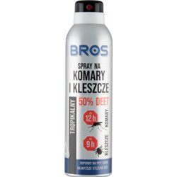 Bros spray na komary i kleszcze 50% DEET 180ml