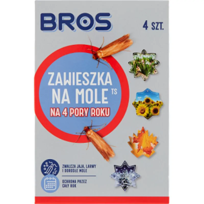 Bros Zawieszka na mole cztery pory roku 4 sztuki