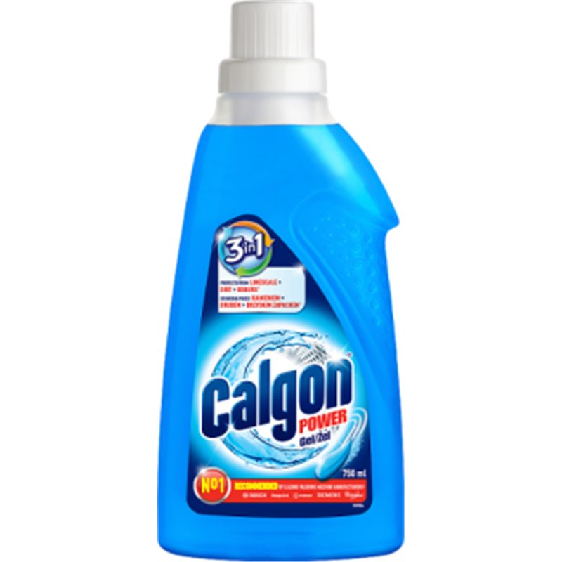 Calgon 3w1 Żel środek zmiękczający wodę do ochrony pralki 750 ml (15 prań)