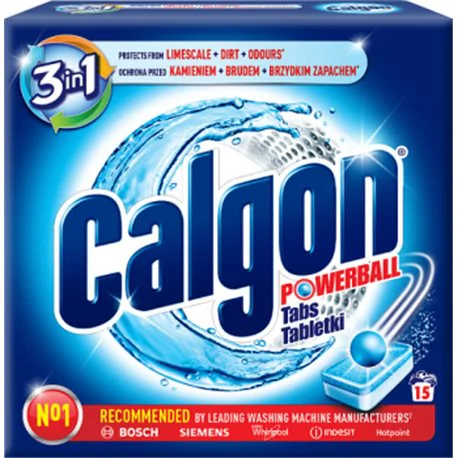 Calgon tabletki do pralki przeciw osadzaniu się kamienia 3w1 195 g