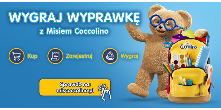 Wygraj wyprawkę z Misiem Coccolino!